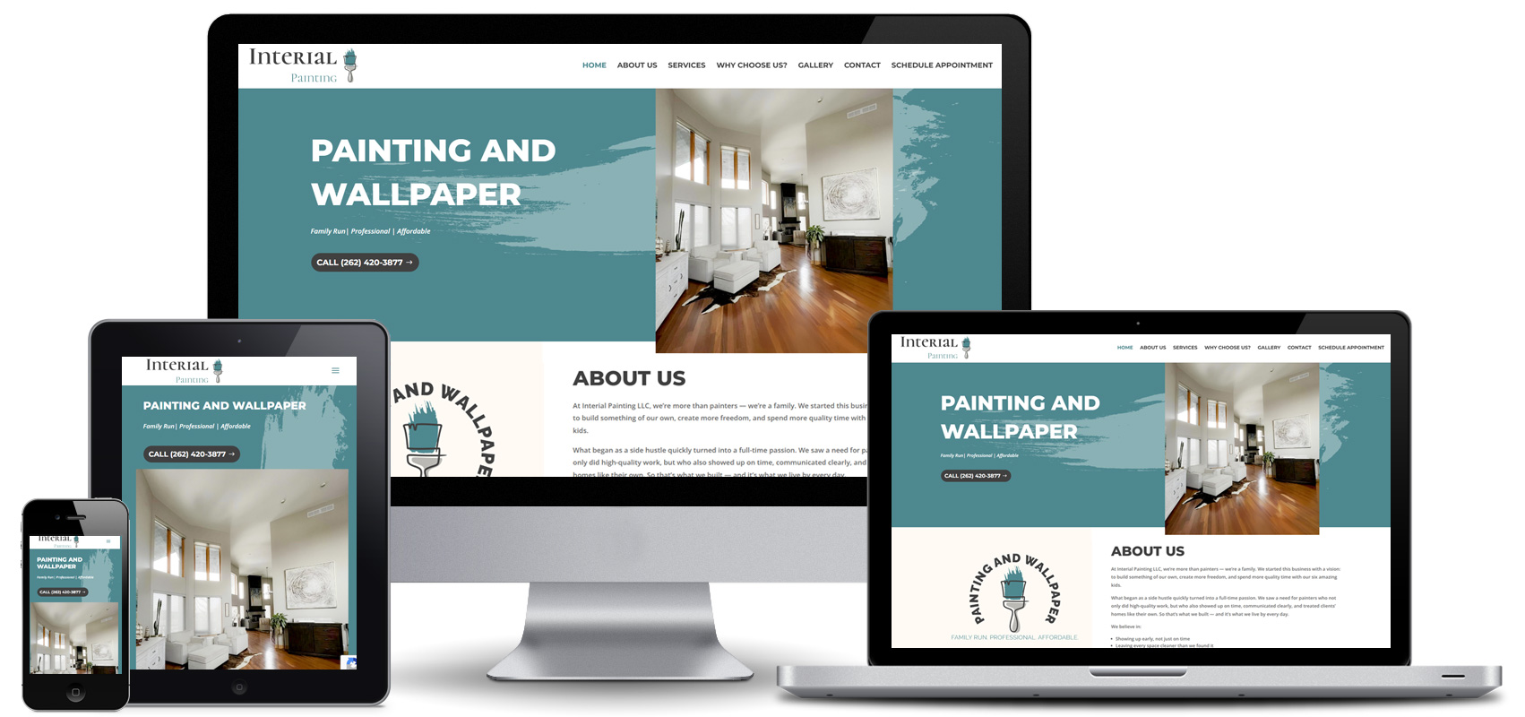 interial painting website design