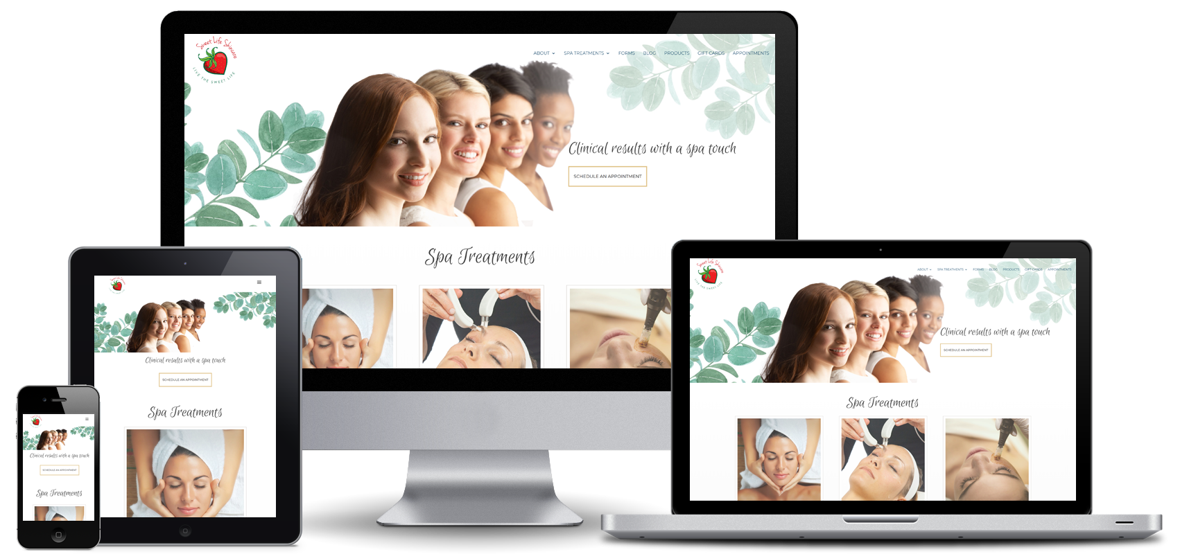 spa website design